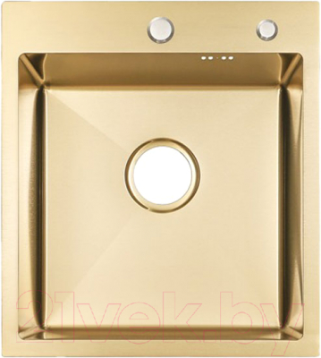 Мойка кухонная Arfeka Eco AR PVD Nano 45x50 - фото