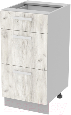 Шкаф-стол кухонный Интерлиния Компо НШ40рш3 1м+2б - фото