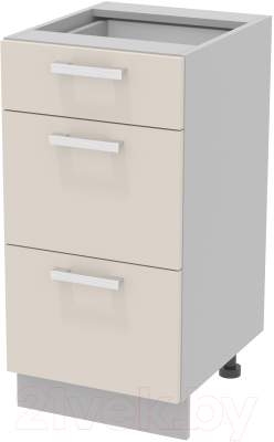 Шкаф-стол кухонный Интерлиния Компо НШ40рш3 1м+2б - фото