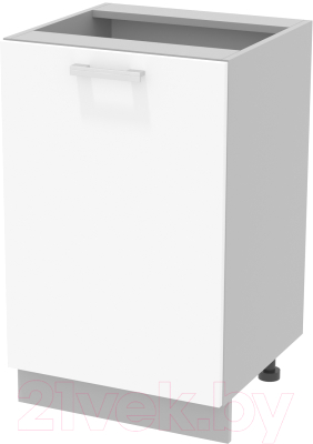 Шкаф-стол кухонный Интерлиния Компо НШ50р-1дв - фото