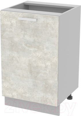 Шкаф-стол кухонный Интерлиния Компо НШ50р-1дв - фото