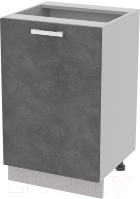 Шкаф-стол кухонный Интерлиния Компо НШ50р-1дв - фото