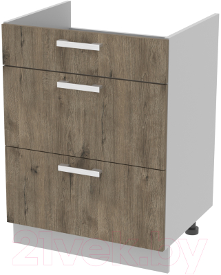 Шкаф-стол кухонный Интерлиния Компо НШ60ВП - фото