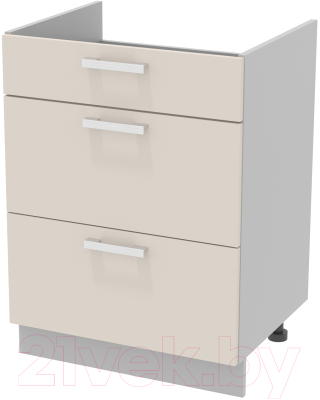 Шкаф-стол кухонный Интерлиния Компо НШ60ВП - фото