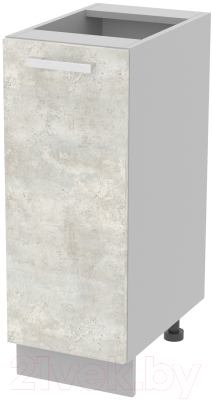 Шкаф-стол кухонный Интерлиния Компо НШ30р-1дв - фото