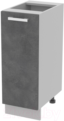 Шкаф-стол кухонный Интерлиния Компо НШ30р-1дв - фото