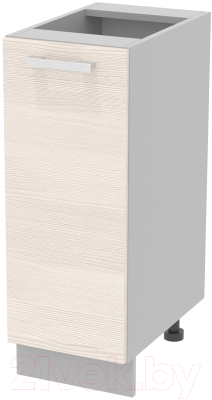 Шкаф-стол кухонный Интерлиния Компо НШ30р-1дв - фото