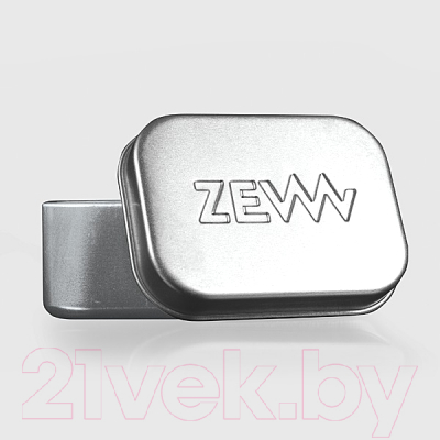 Мыльница ZEW for Men Soap Dish Aluminium Silver