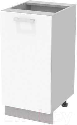 Шкаф-стол кухонный Интерлиния Компо НШ40р-1дв - фото