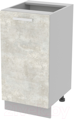 Шкаф-стол кухонный Интерлиния Компо НШ40р-1дв - фото