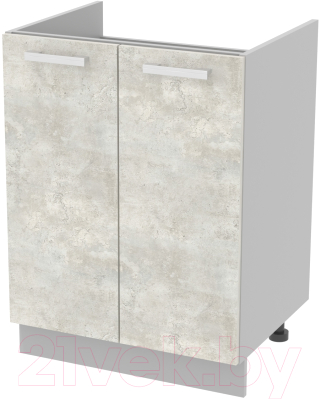 Шкаф под мойку Интерлиния Компо НШ60м-2дв - фото