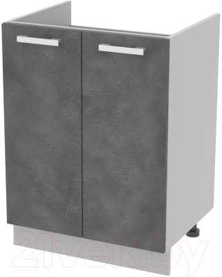 Шкаф под мойку Интерлиния Компо НШ60м-2дв - фото
