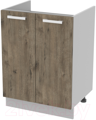 Шкаф под мойку Интерлиния Компо НШ60м-2дв - фото