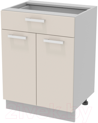 Шкаф-стол кухонный Интерлиния Компо НШ60рш1 - фото