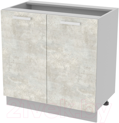 Шкаф-стол кухонный Интерлиния Компо НШ80р-2дв - фото