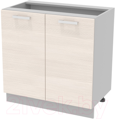 Шкаф-стол кухонный Интерлиния Компо НШ80р-2дв - фото