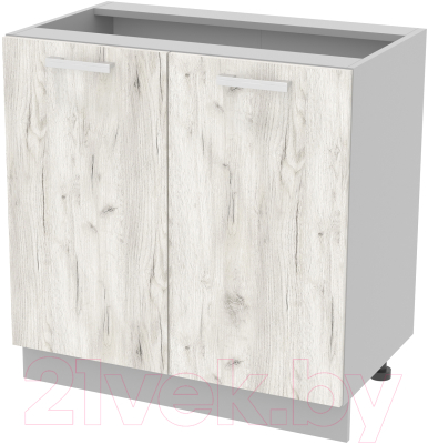 Шкаф-стол кухонный Интерлиния Компо НШ80р-2дв - фото