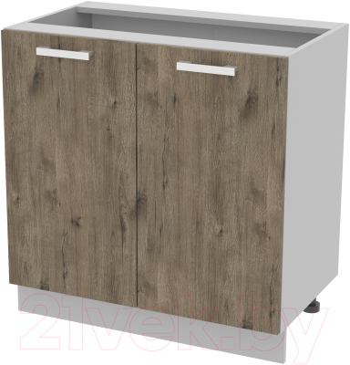 Шкаф-стол кухонный Интерлиния Компо НШ80р-2дв - фото