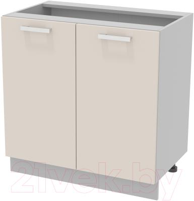 Шкаф-стол кухонный Интерлиния Компо НШ80р-2дв - фото