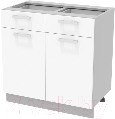 Шкаф-стол кухонный Интерлиния Компо НШ80рш2 - фото