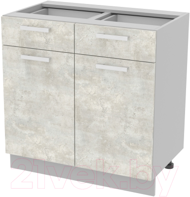 Шкаф-стол кухонный Интерлиния Компо НШ80рш2 - фото