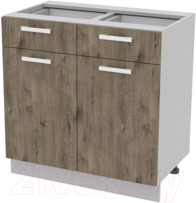 Шкаф-стол кухонный Интерлиния Компо НШ80рш2 - фото