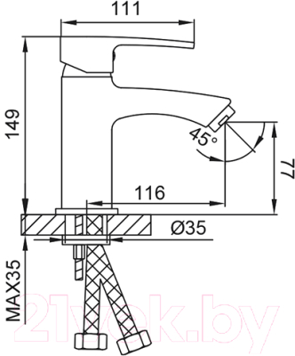 Смеситель Frud R10151
