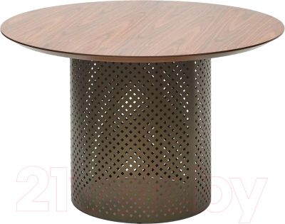 Обеденный стол M-City Rafael 120 / 632M05552 (орех 3001/бронза) - фото