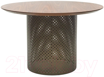 Обеденный стол M-City Rafael 120 / 632M05552 (орех 3001/бронза)