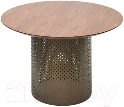 Обеденный стол M-City Rafael 120 / 632M05552 (орех 3001/бронза)