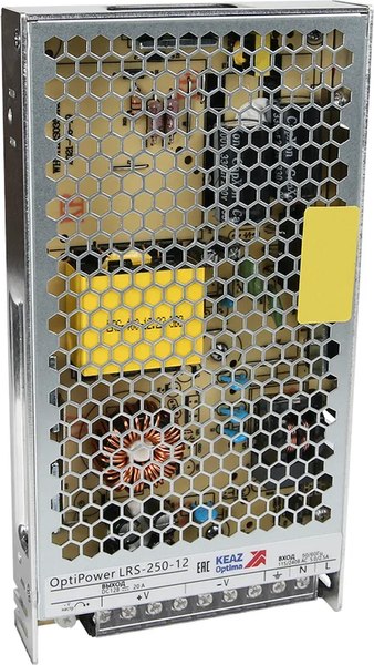 Блок питания для светодиодной ленты КЭАЗ OptiPower LRS 250-12 21A / 328886 - фото