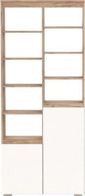 Стеллаж Памир Гретта 2С (крафт золотой/белый)