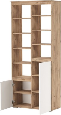 Стеллаж Памир Гретта 2С (крафт золотой/белый)