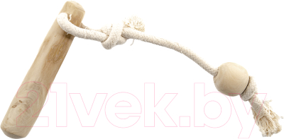 Игрушка для собак Coffee Wood Кофейная палка для перетягивания с шариком / TUGSTICK/CW-M - фото