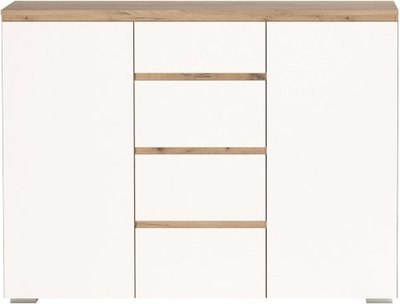 Комод Памир Гретта 2С4Я (крафт золотой/белый)