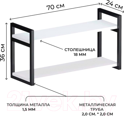 Полка Макс Стайл Пн700