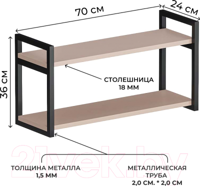 Полка Макс Стайл Пн700