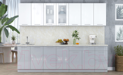 Кухонный гарнитур Интерлиния Мила Пластик 2.8 Б