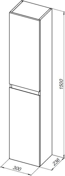 Тумба под умывальник Aquanet Нота New 30 / 335421