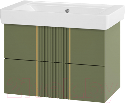 Тумба под умывальник Brevita Vega 80 / VEG-09080-0802Я - фото