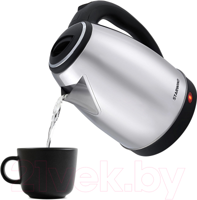 Электрочайник StarWind SKS1771 (серебристый/черный)