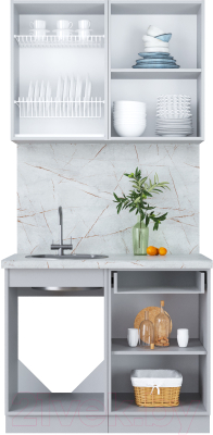 Кухонный гарнитур Интерлиния Мила Пластик 1.0 В