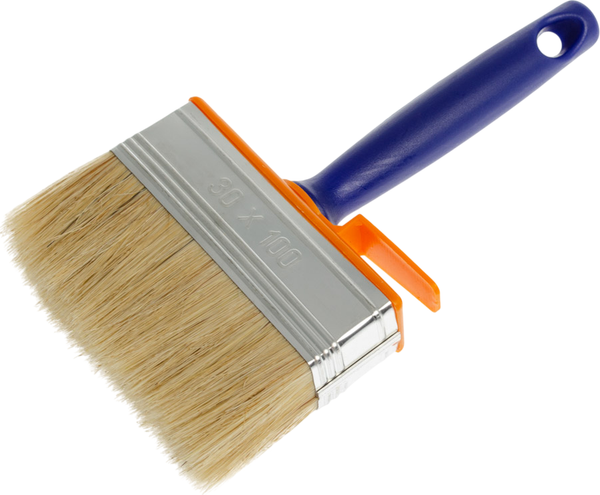 Кисть малярная 4Walls Master Макловица натуральная щетина / KMNS100 - фото