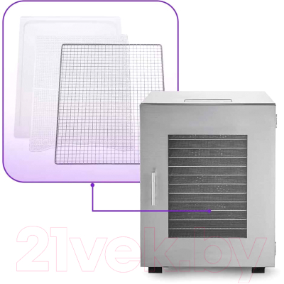 Сушильный шкаф для овощей и фруктов Kitfort КТ-1976