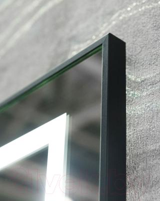 Зеркало BelBagno SPC-KRAFT-1200-800-LED-TCH-WARM-NERO