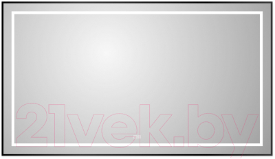 Зеркало BelBagno SPC-KRAFT-1400-800-LED-TCH-WARM-NERO - фото