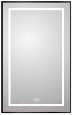Зеркало BelBagno SPC-KRAFT-500-800-LED-TCH-WARM-NERO - фото