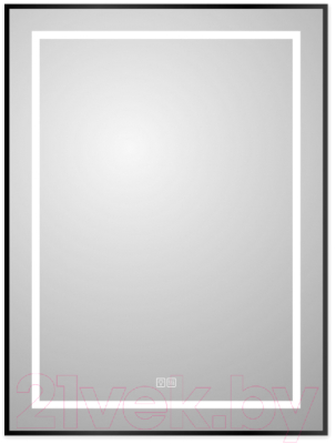 Зеркало BelBagno SPC-KRAFT-600-800-LED-TCH-WARM-NERO - фото