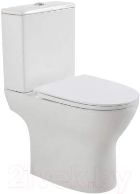 Унитаз напольный BelBagno BB045CPR/SC/BB045/051T - фото