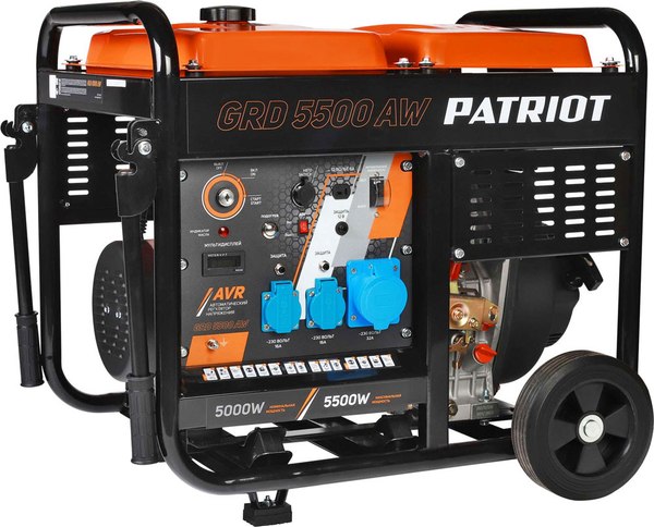 Дизельный генератор PATRIOT GRD 5500AW - фото